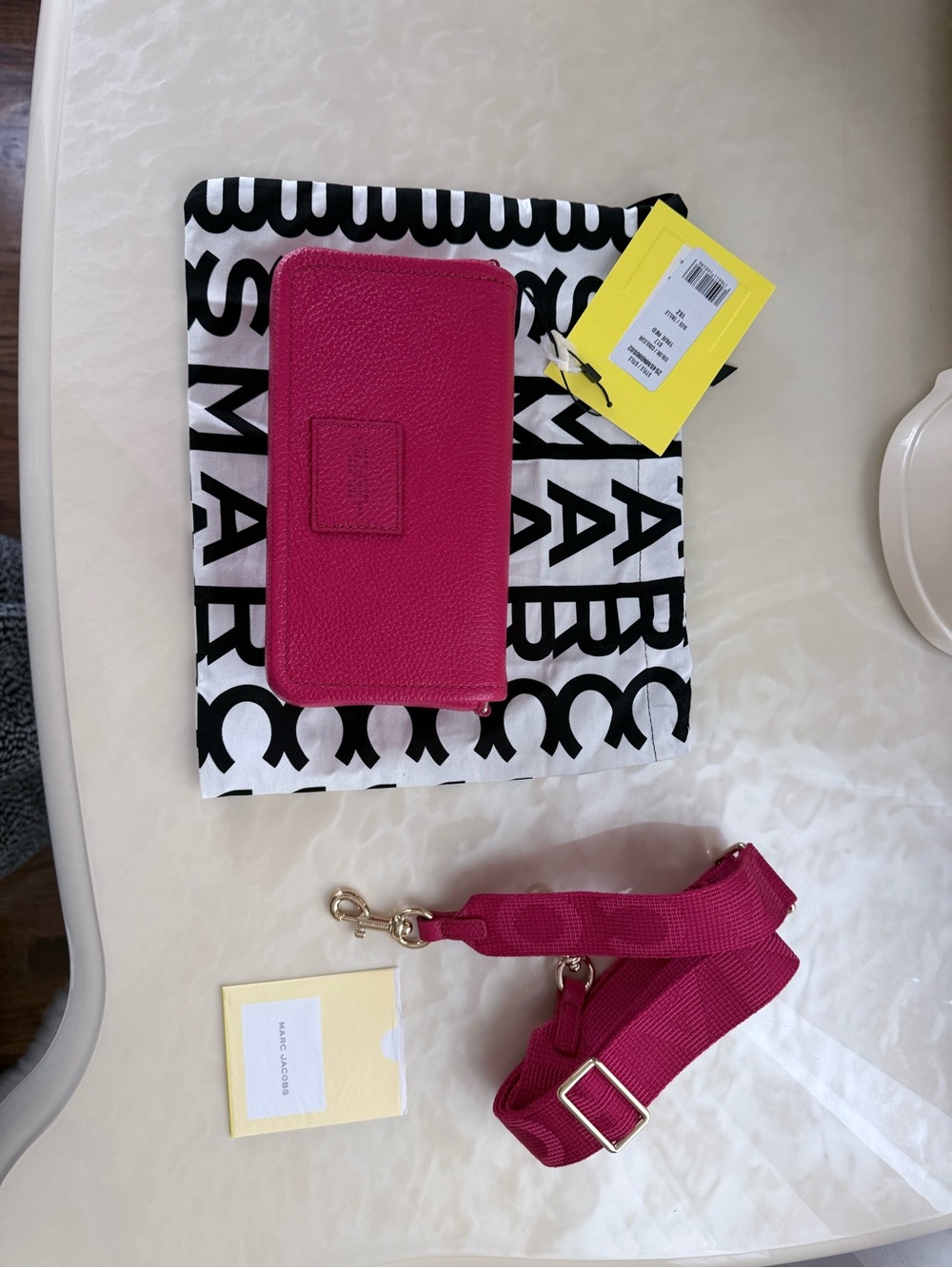 Marc Jacobs True Red Mini Bag Wallet with Detachable Strap - Picture 2 of 5